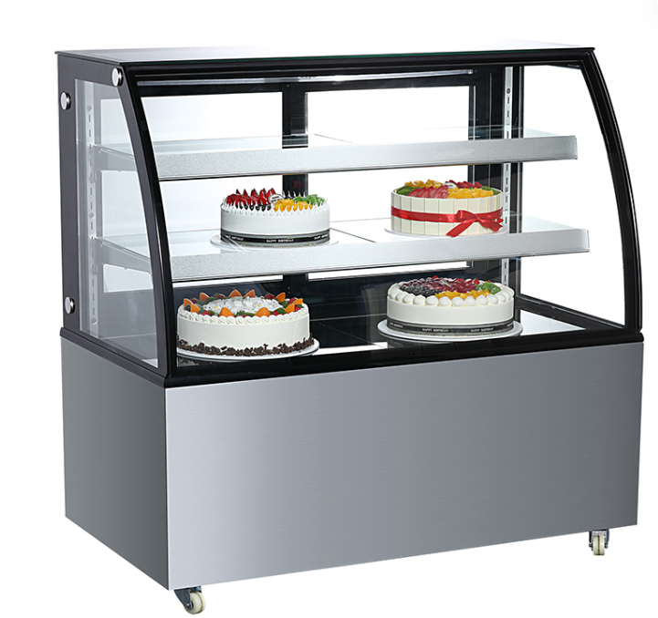 Gabinete de exibição de bolo: o guardião multidimensional da economia doce