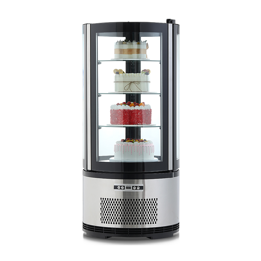 Armário de exibição de bolo